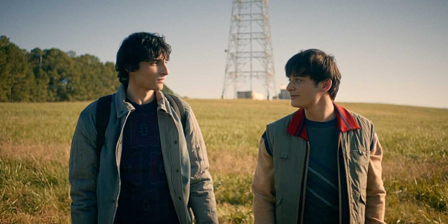 Mike Wheeler and Will Byers walking together and having a conversation in Stranger Things Season 5 Volume 1