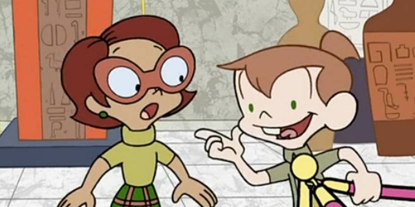 Penny and Rudy in a museum