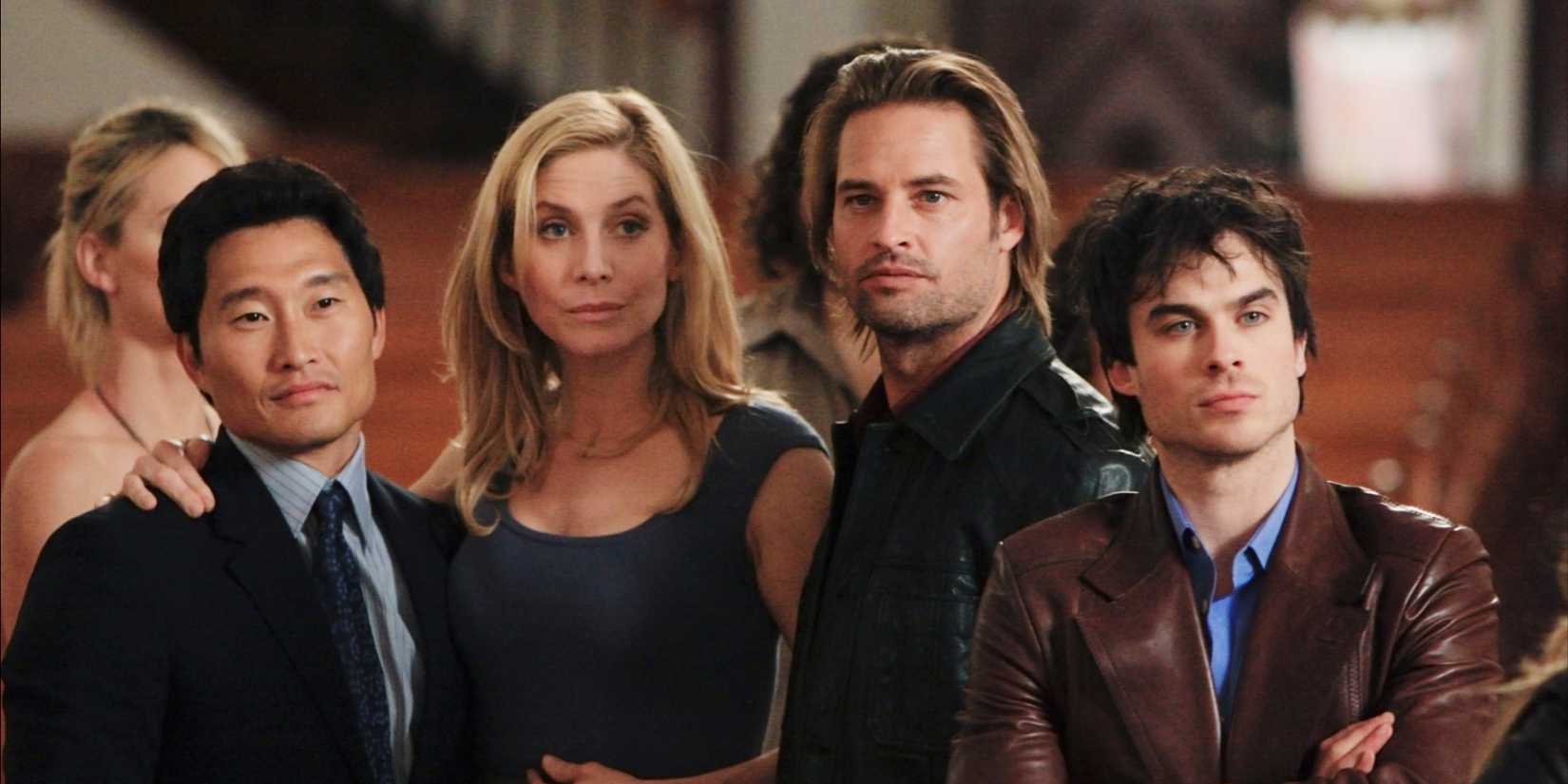 Daniel Dae Kim, Elizabeth Mitchell, Josh Holloway, Ian Somerhalder in Lost The End