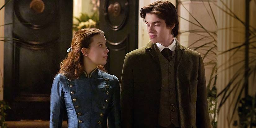  Millie Bobby Brown and Louis Partridge in Enola Holmes 2 