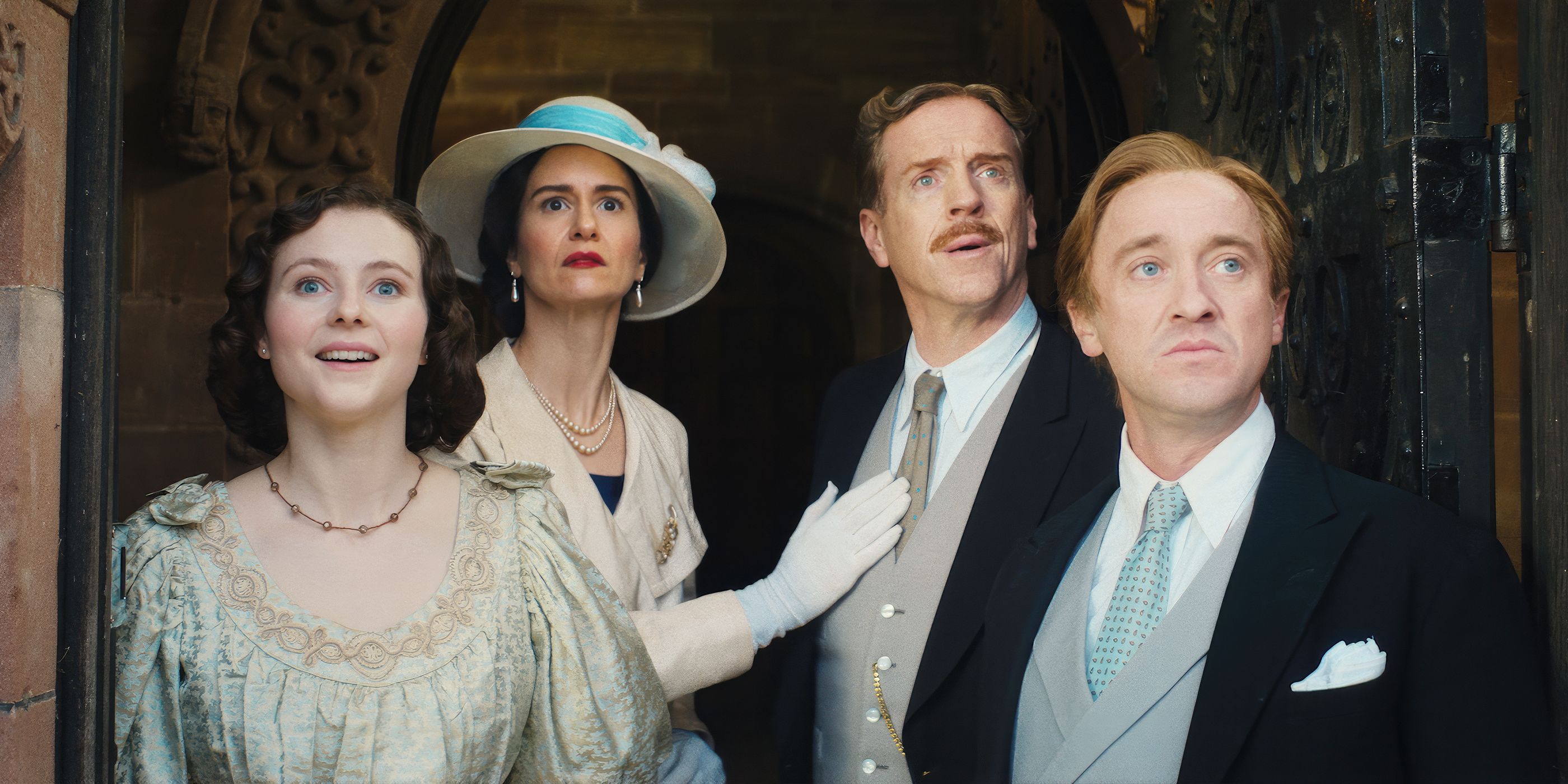 Tom Felton and Emma Laird Exchange Awkward Vows in Hilarious Sneak Peek at Period Drama That Blends ‘Downton Abbey’ With ‘Monty Python’ [Exclusive]