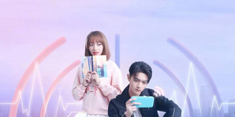 Xu Kai and Cheng Xiao on the promo poster for Falling Into Your Smile