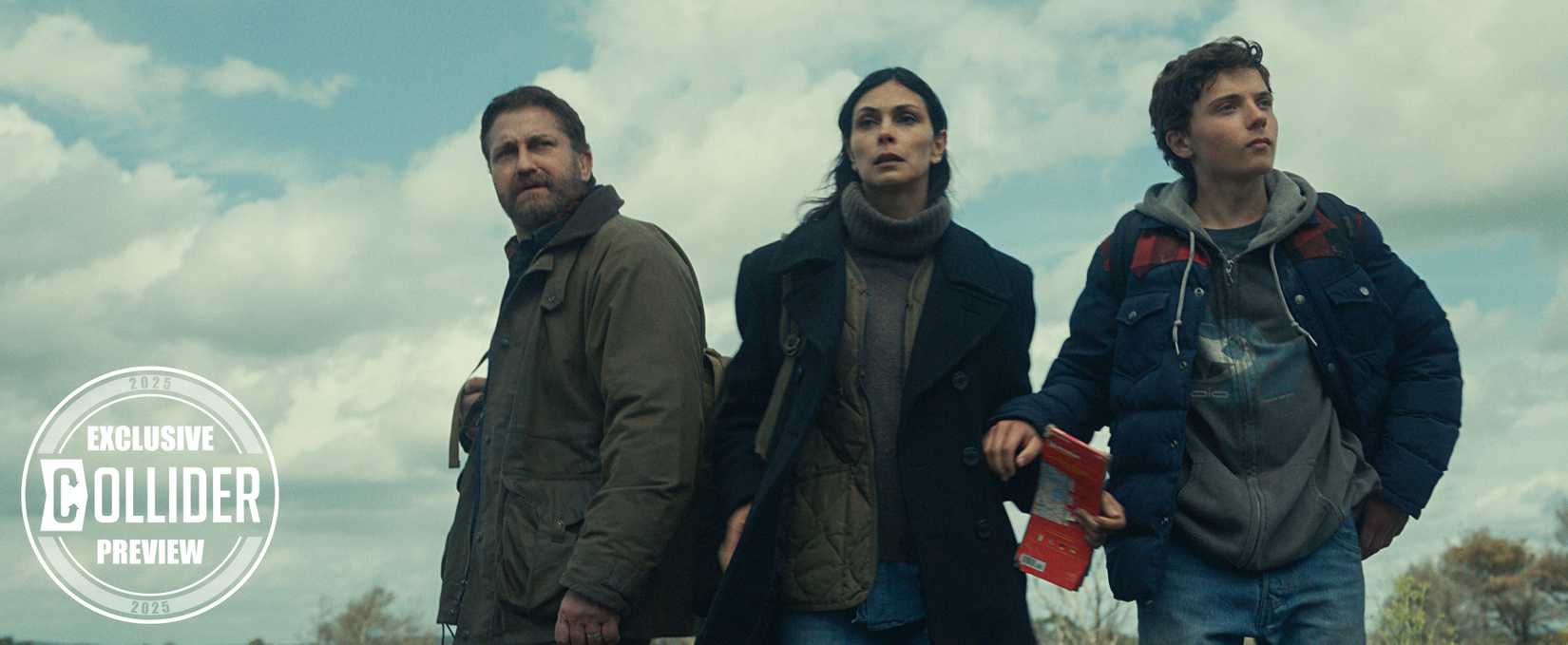Gerard Butler e Morena Baccarin em Greenland 2: Migration