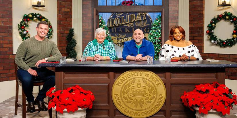 Jesse Palmer, Nancy Fuller, Duff Goldman and Kardea Brown in Holiday Baking Championship