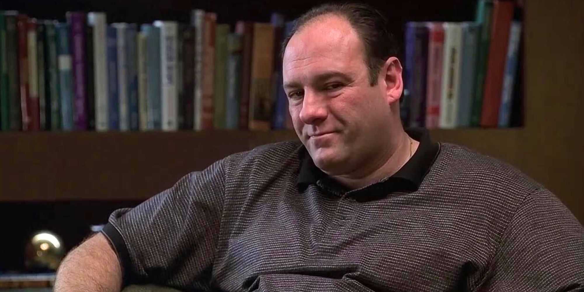 James Gandolfini como Tony Soprano em The Sopranos