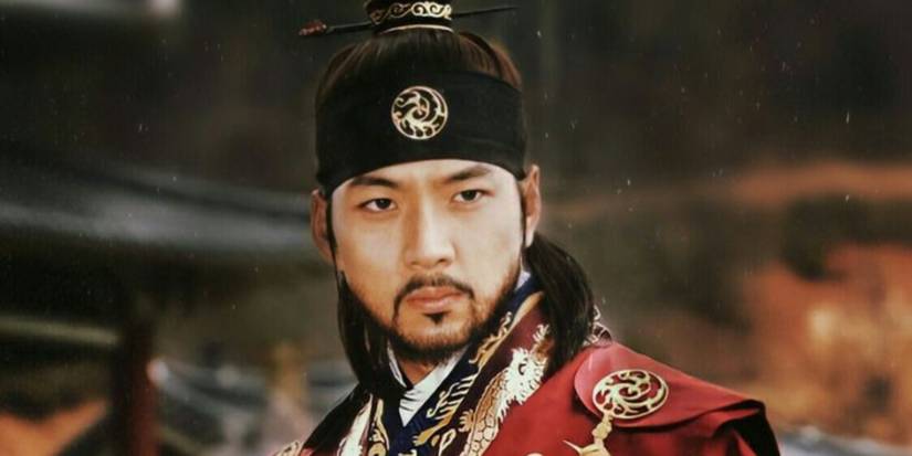 Song Il-kook posing as King Jumong in the series Jumong