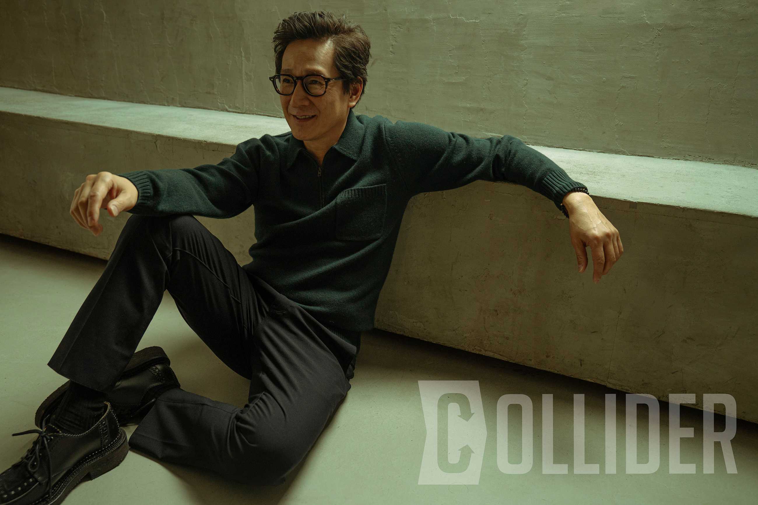 Ke Huy Quan photographed by Andrew Lipovsky for Collider on November 10, 2025 at Café Studio NYC in New York City.