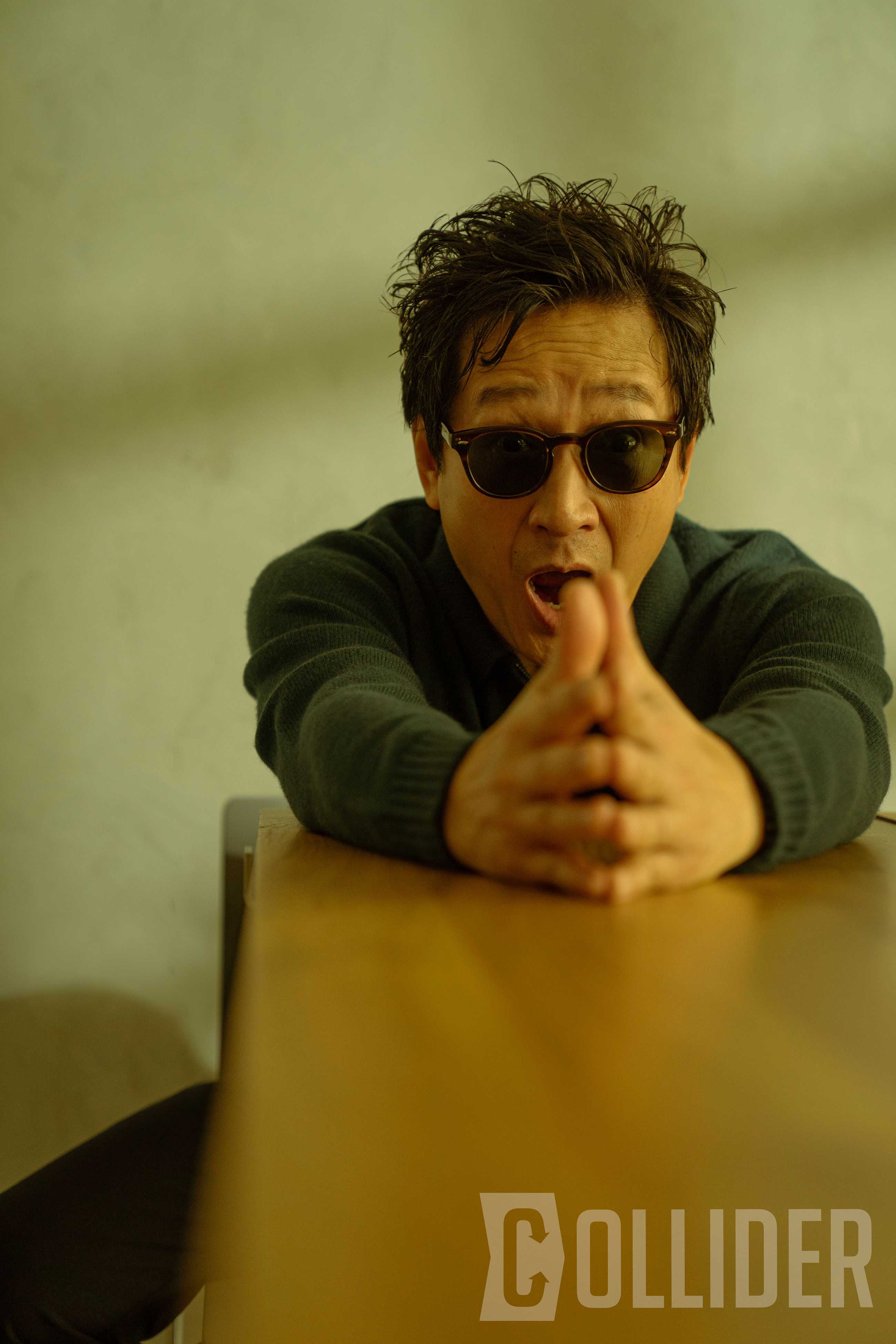 Ke Huy Quan photographed by Andrew Lipovsky for Collider on November 10, 2025 at Café Studio NYC in New York City.