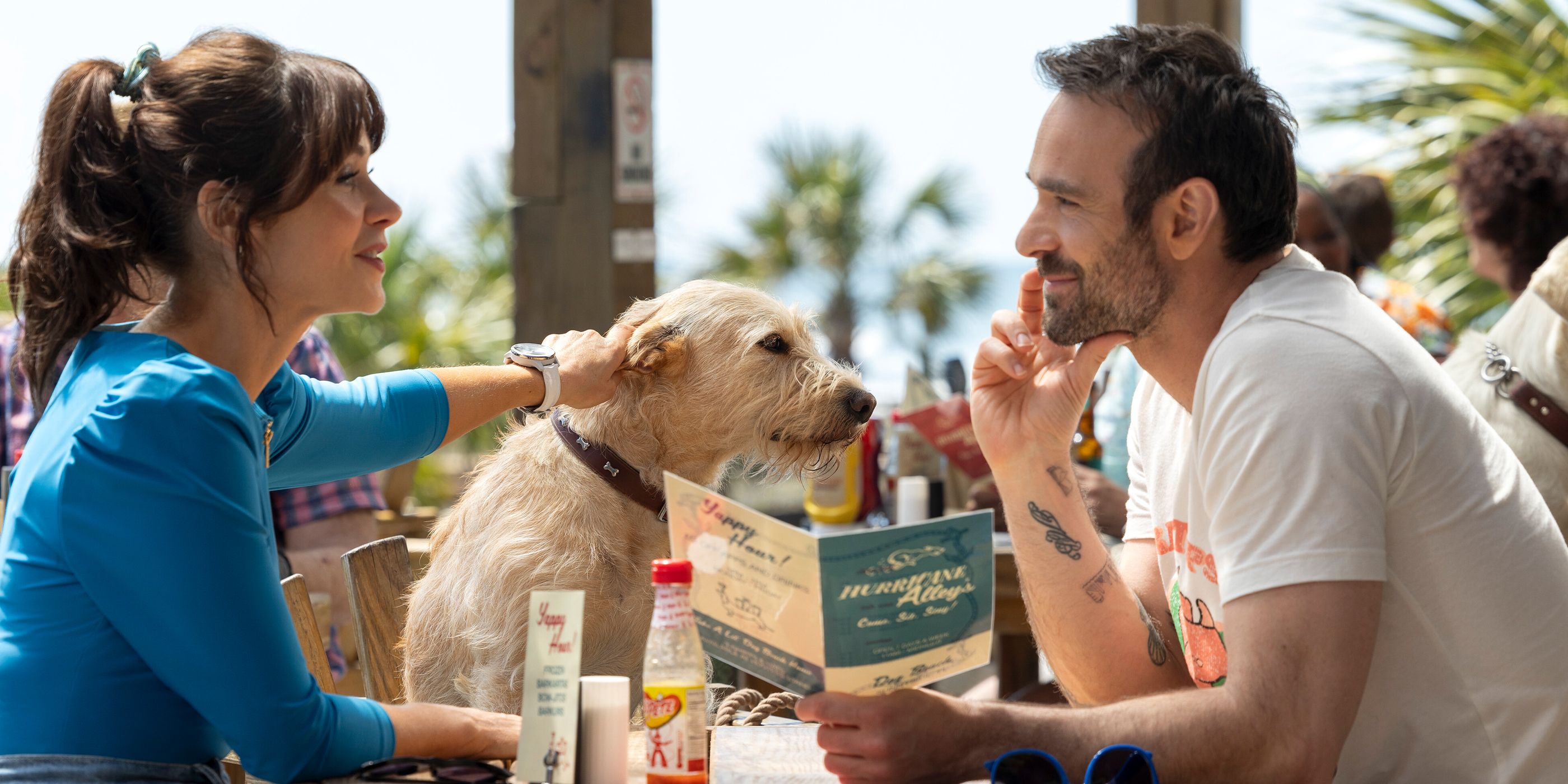 Sparks Fly Between Charlie Cox and Zooey Deschanel In a Brand-New Image From ‘Merv’ [Exclusive]