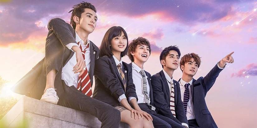 The cast members of Meteor Garden, the C-drama remake of Boys Over Flowers