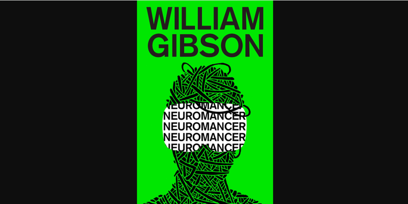 The book cover of William Gibson's 'Neuromancer'