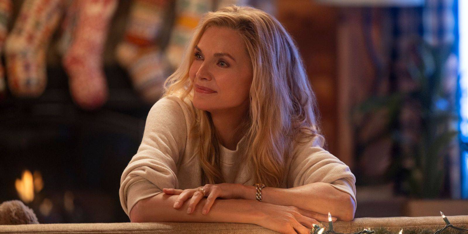 Michelle Pfeiffer looking to her right in Oh. What. Fun.