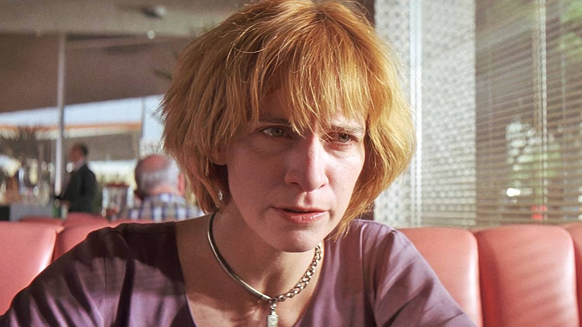 Amanda Plummer as Honey Bunny in diner in Pulp Fiction.