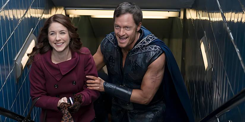 Alar (Tahmoh Penikett) and Kim (Erin Karpluk) in Riftworld Chronicles 