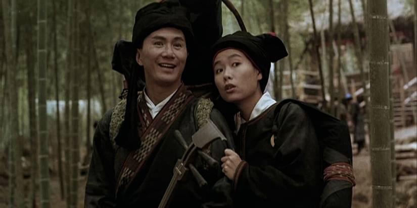 Sam Hui and Cecilia Yip Tung in 'Swordsman' (1990)