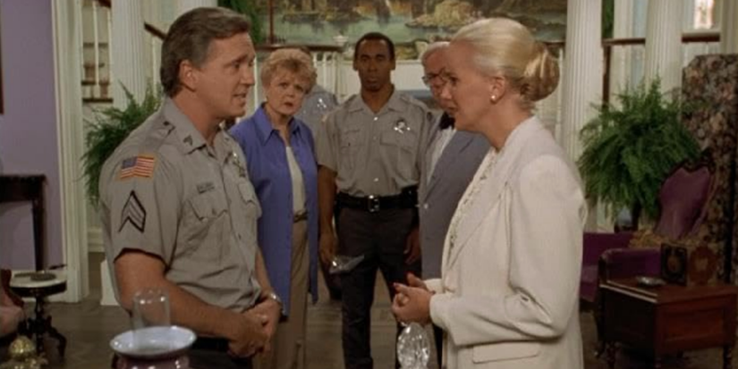 Sally Kirkland in an episode of Murder, She Wrote