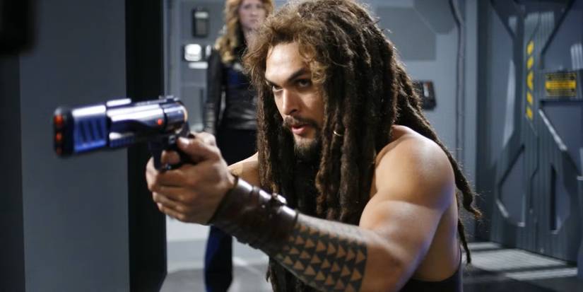 Jason Momoa as Ronon Dex in 'Stargate Atlantis'