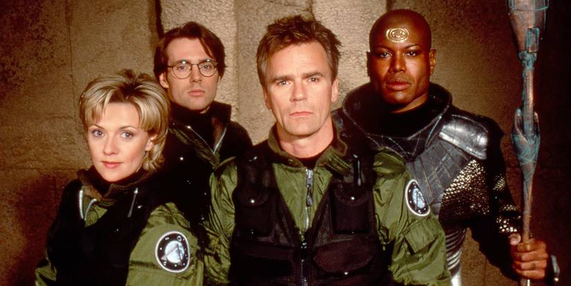 Stargate-SG-1-Amanda Tapping- Michael Shanks- Richard Dean Anderson-Christopher Judge