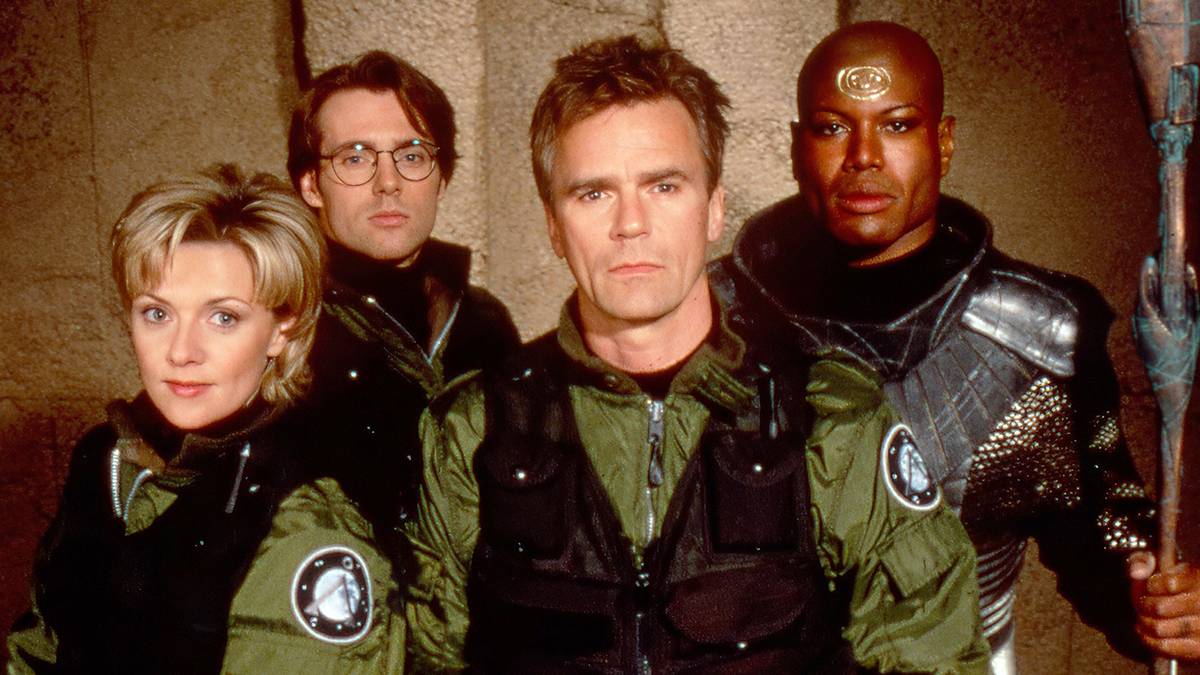 Stargate-SG-1-Amanda Tapping- Michael Shanks- Richard Dean Anderson-Christopher Judge