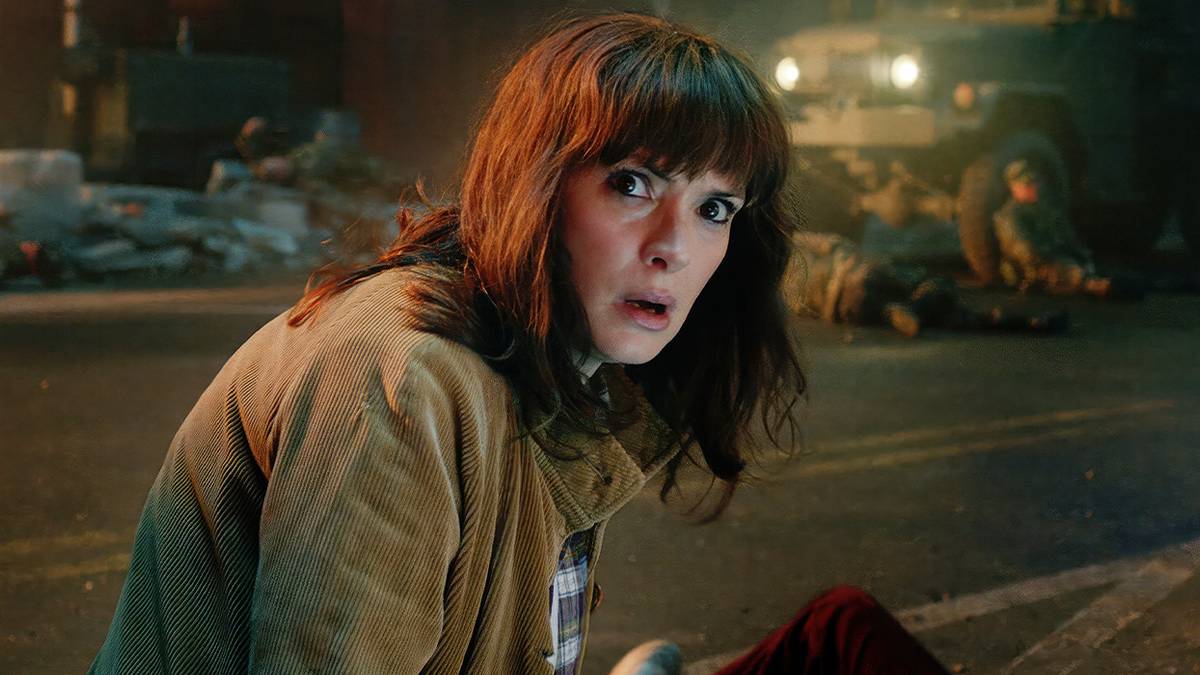 Winona Ryder as Joyce Byers on Stranger Things