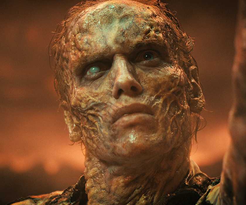 Henry Creel turning into Vecna in Stranger Things Season 4, Episode 9.