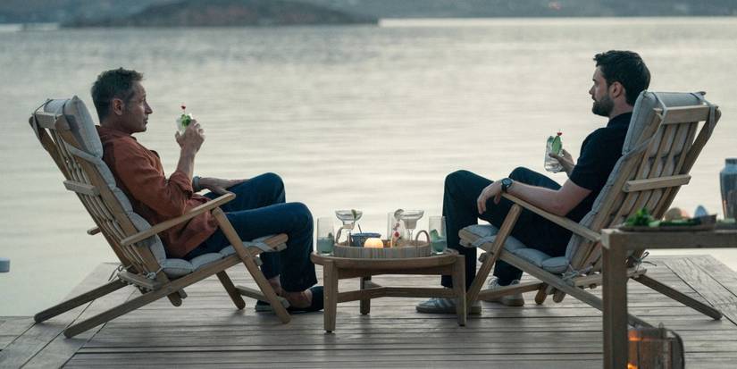 David Duchovny and Jack Whitehall in Malice