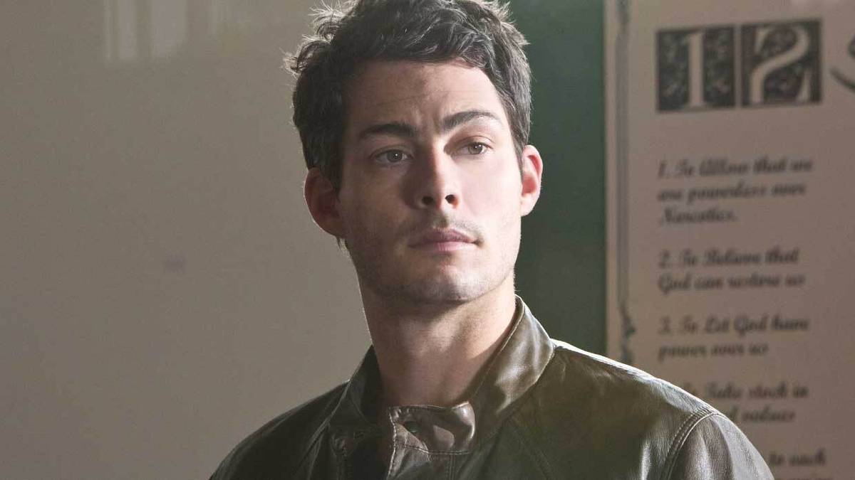 Brian Hallisay looking seriously ahead in The Client List
