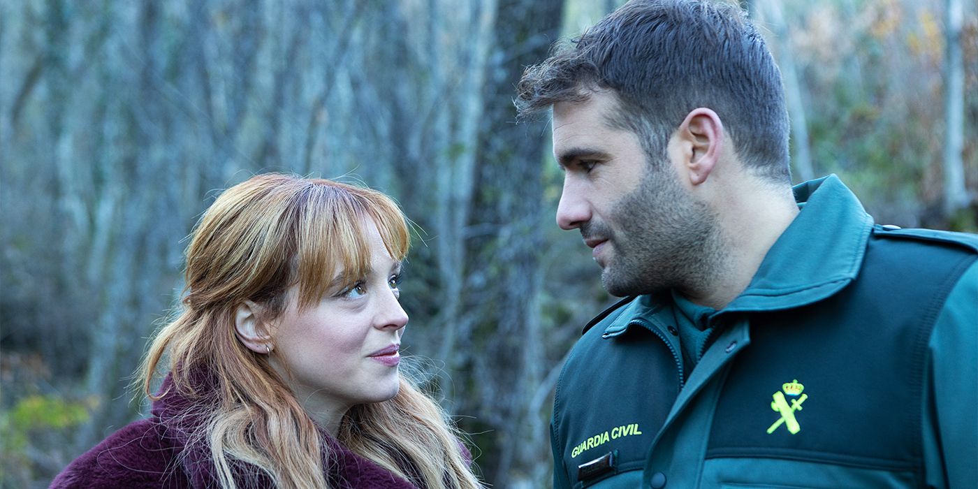 Clara smiling at Juan