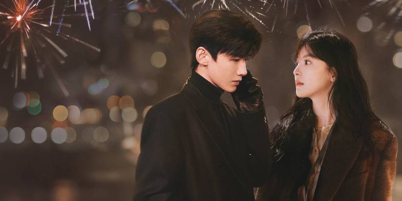 Bai Jingting and Zhang Ruonan on the poster for The First Frost