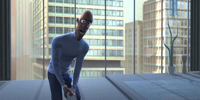 Frozone is frustrated that his super suit is gone