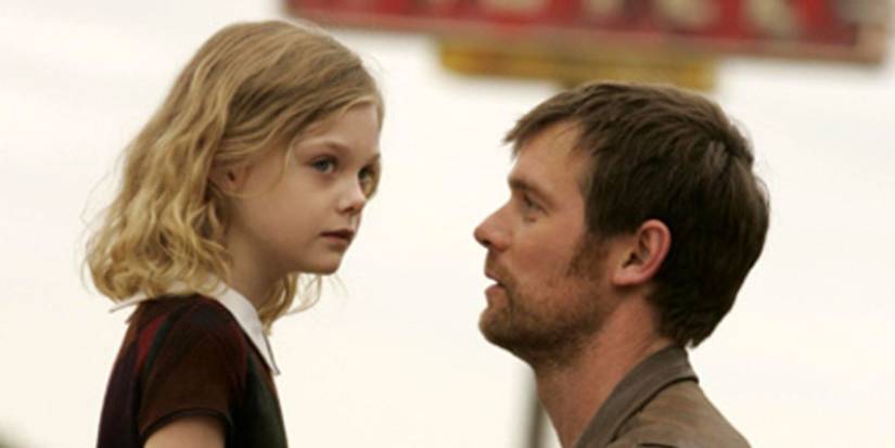 Elle Fanning and Peter Krause in the SYFY miniseries 'The Lost Room' (2006)