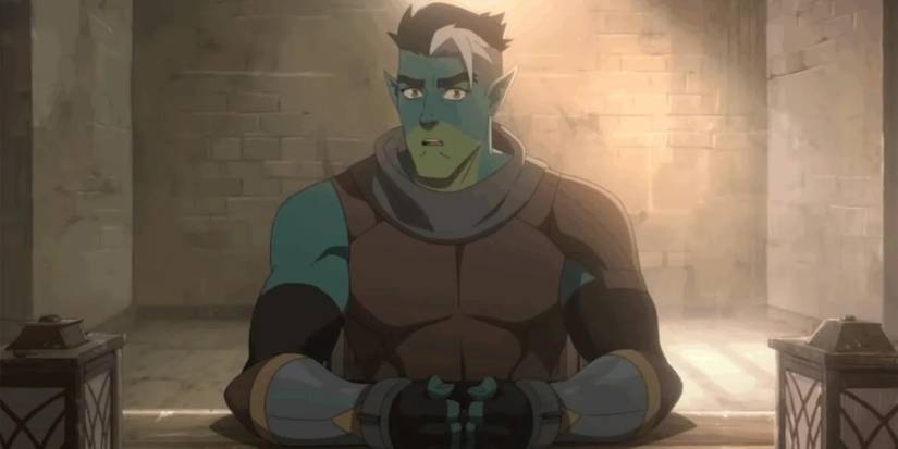 Fjord Stone looking confused in The-Mighty-Nein