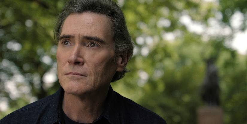 A close-up of Cory pondering in The Morning Show.