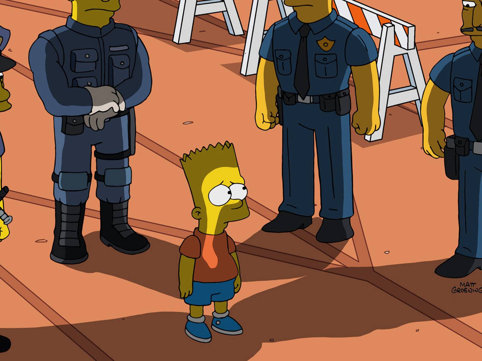 Police Du Logo Des Simpsons