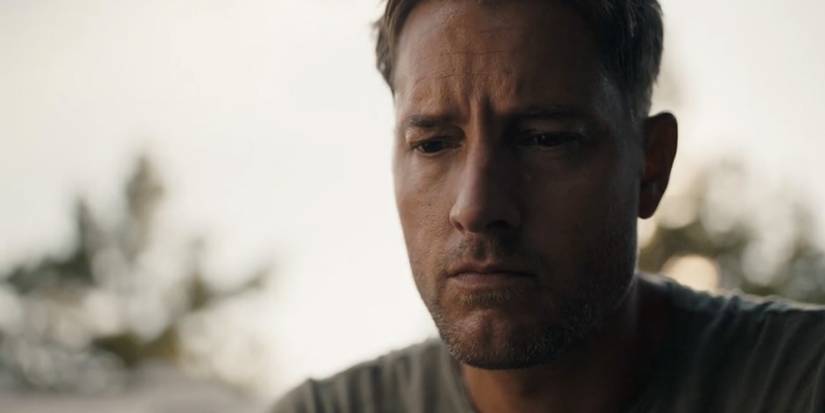 Colter Shaw (Justin Hartley) thinks hard in the 'Tracker' episode "No Man's Land"