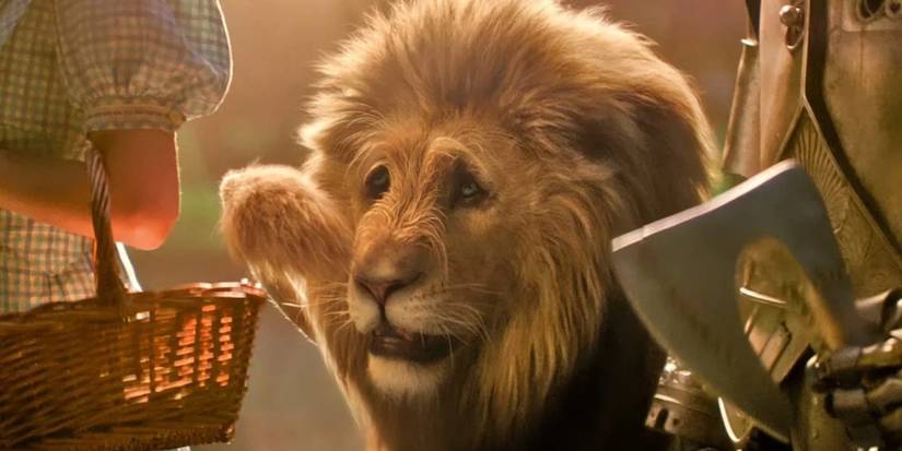 The Cowardly Lion (voiced by Coleman Domingo) in 'Wicked: For Good.'