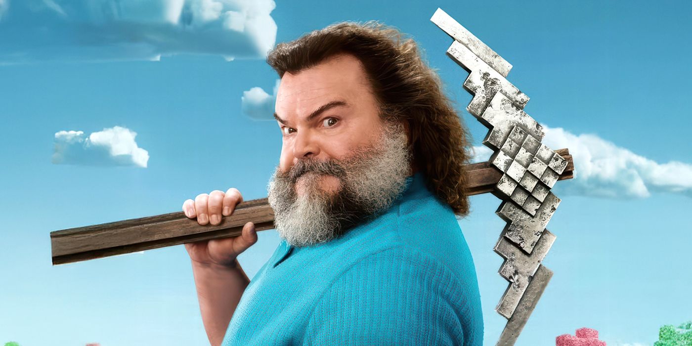 Jack Black as Steve in A Minecraft Movie.
