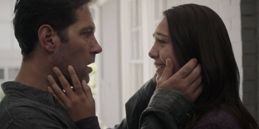 Scott Lang (Paul Rudd) reunites with his grown up daughter Cassie (Emma Fuhrmann) in 'Avengers: Endgame'