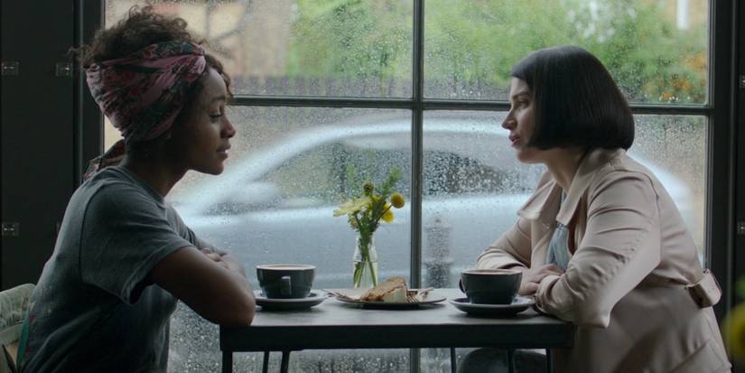 Simona Brown as Louise and Eve Hewson as Adele in Behind Her Eyes