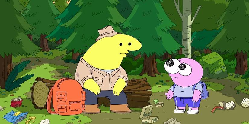 Charlie dan Pim berkemah di 'Smiling Friends' musim 3