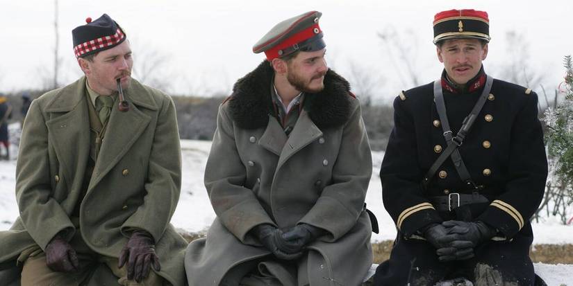 Daniel Brühl and the cast of 'Joyeux Noel'