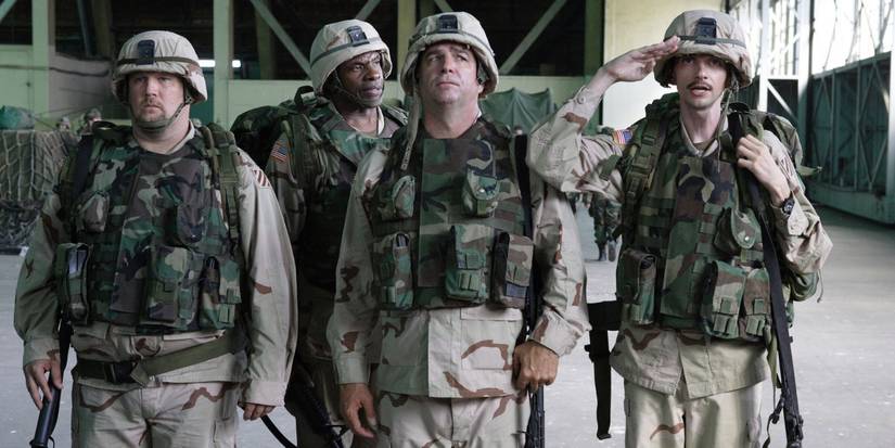 A group of clueless soldiers in Delta-Farce