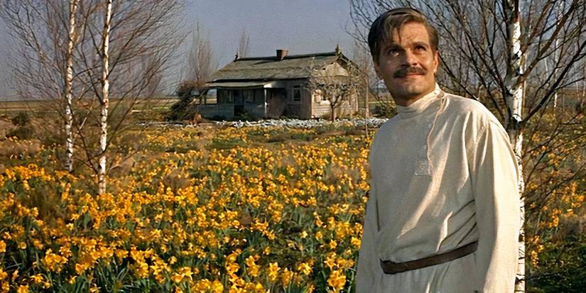 Omar Sharif in a scene from David Lean's Doctor Zhivago