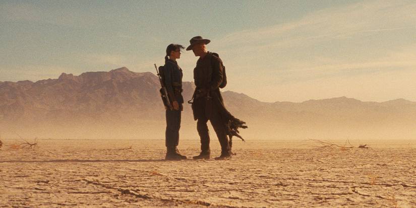 Ella Purnell as Lucy with Walton Goggins as the Ghoul in Fallout Season 2