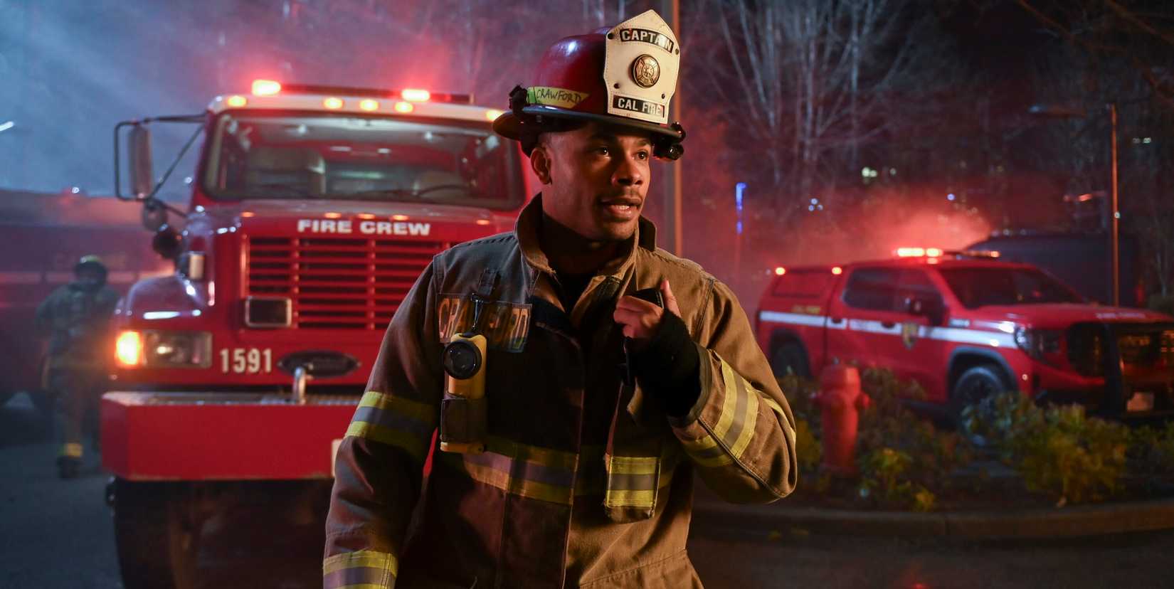 Jordan Calloway as Jake Crawford in Fire Country