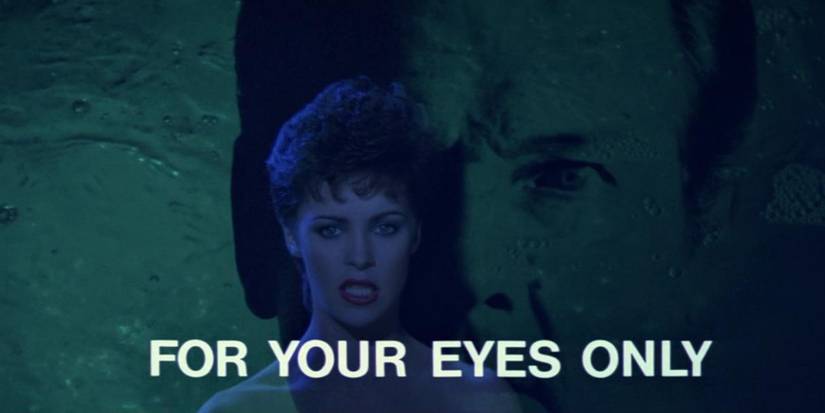 Sheena Easton in the credits of For Your Eyes Only