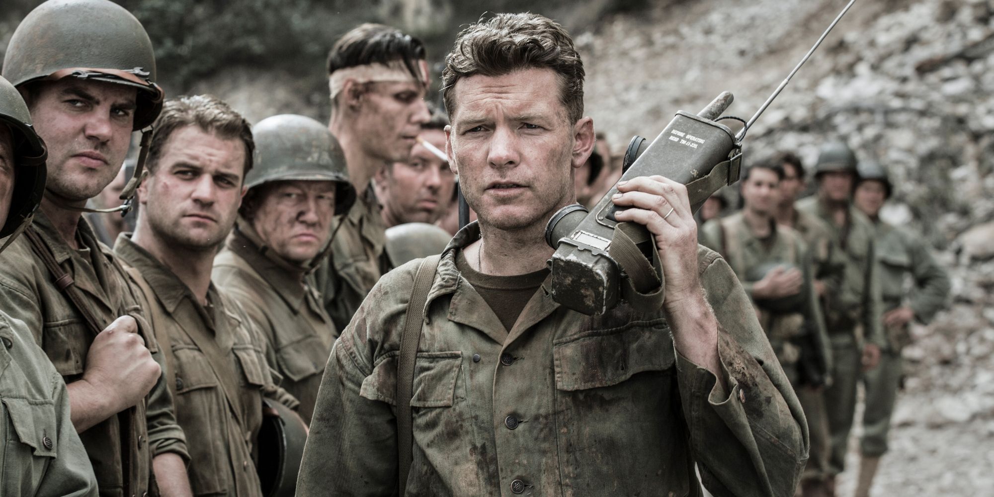 Sam Worthington in Hacksaw Ridge