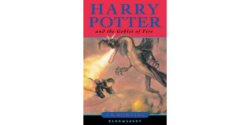 The original cover of Harry Potter and the Goblet of Fire