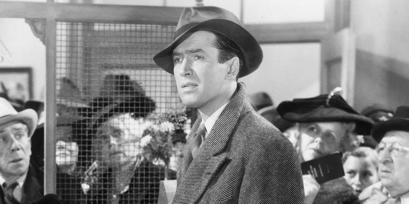 Jimmy Stewart as George Bailey in 'It's a Wonderful Life'