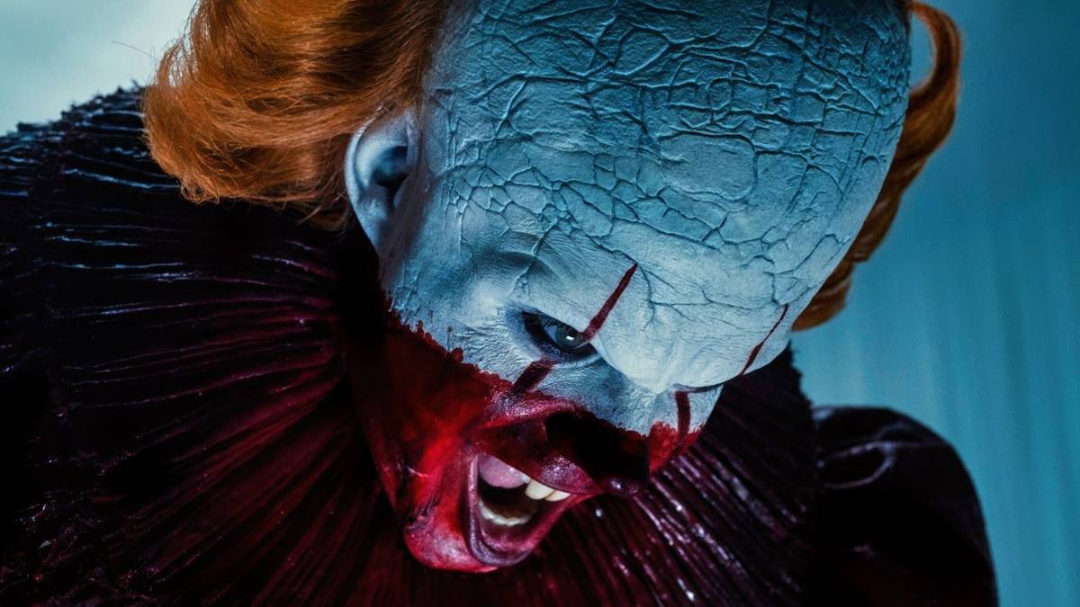 Bill Skarsgard as Pennywise in the IT: Welcome to Derry finale